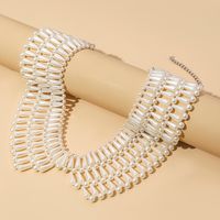 Elegant Simple Style Round Pearl Beaded Braid Women's Choker main image 10
