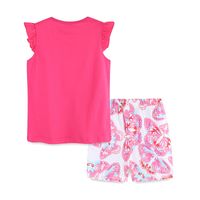 Cute Butterfly Printing Cotton Girls Clothing Sets main image 4