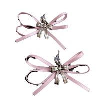 Sweet Special-Interest Design Ribbon Bowknot Pendant Ribbon Graceful And Fashionable Earrings Accessories main image 2