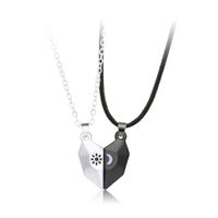 Mode Herzform Legierung Überzug Unisex Halskette Mit Anhänger 1 Satz sku image 17