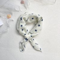 Enfants Décontractée Mignon Lettre Star Fleur Impression Foulard 1 Pièce sku image 2