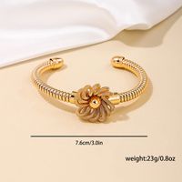 Simple Style Classic Style Solid Color Zinc Alloy Women's Bangle main image 5