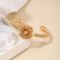 Simple Style Classic Style Solid Color Zinc Alloy Women's Bangle sku image 1