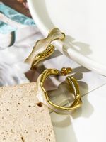 1 Pair Luxurious Simple Style Color Block Enamel Plating Copper 14K Gold Plated Earrings main image 8