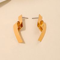 1 Piece Simple Style Classic Style Solid Color Alloy Ear Studs main image 4