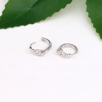 1 Pair Simple Style Classic Style Solid Color Plating Sterling Silver Gold Plated Earrings main image 7