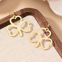 1 Pair Simple Style Classic Style Solid Color Iron main image 3
