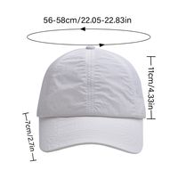 Unisex Casual Simple Style Solid Color Curved Eaves Baseball Cap main image 2