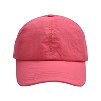 للجنسين غير رسمي أسلوب بسيط اللون الصامد حواف منحنية قبعة البيسبول sku image 5