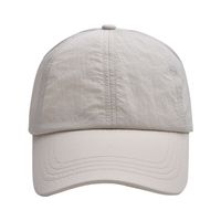للجنسين غير رسمي أسلوب بسيط اللون الصامد حواف منحنية قبعة البيسبول sku image 7