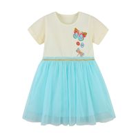 Princess Cute Flower Butterfly Cotton Polyester Girls Dresses main image 5
