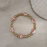 Retro Classic Style Round Oval Mixed Materials Beaded Women's Bracelets 1 Piece main image 5