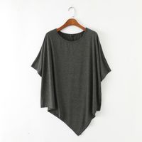 Women's T-shirt Half Sleeve T-Shirts Patchwork Simple Style Solid Color main image 3