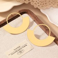 1 Pair Simple Style Solid Color Iron Drop Earrings main image 6