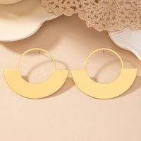 1 Pair Simple Style Solid Color Iron Drop Earrings main image 3