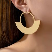 1 Pair Simple Style Solid Color Iron Drop Earrings main image 1