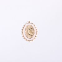 Wholesale Basic Simple Style Classic Style Geometric Constellation Copper Gold Plated Glass Zircon main image 4
