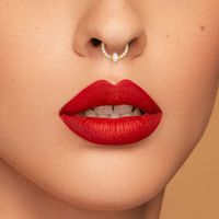 1 Piece Nose Rings & Studs Simple Style Classic Style Color Block Titanium Alloy Plating Inlay Zircon 18K Gold Plated Nose Rings & Studs main image 6
