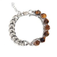 Acier Inoxydable La Pierre Naturelle Style Simple Style Classique Gemme Perlé Bracelets sku image 2