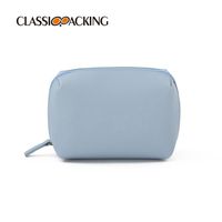 Casual Solid Color Pu Leather Storage Bag Makeup Bags sku image 3