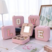Fashion Letter Composite Material Jewelry Boxes main image 1