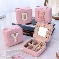 Fashion Letter Composite Material Jewelry Boxes main image 4