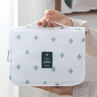 Classic Style Solid Color Oxford Cloth Makeup Bags sku image 7