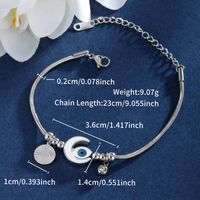 Edelstahl 304 XUPING Einfacher Stil Irregulär Emaille Palme Mond Fisch Armbänder main image 4