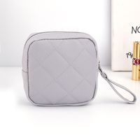 Basic Solid Color Pu Leather Makeup Bags main image 3