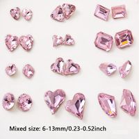 Simple Style Classic Style Color Block Rhinestone Nail Decoration Accessories 1 Set main image 3