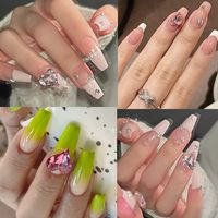 Simple Style Classic Style Color Block Rhinestone Nail Decoration Accessories 1 Set main image 6