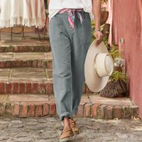 Women's Daily Simple Style Solid Color Ankle-Length Casual Pants main image 2
