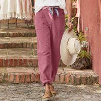 Women's Daily Simple Style Solid Color Ankle-Length Casual Pants main image 3