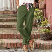 Women's Daily Simple Style Solid Color Ankle-Length Casual Pants main image 5
