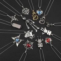 Hip Hop Papillon Cheval Squelette De Crâne Alliage De Zinc Incruster Placage Zircon Hommes Pendentif main image 1