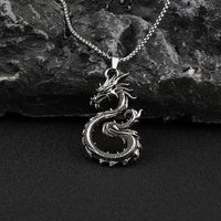 Hip Hop Dragon Alliage De Zinc Placage Hommes Pendentif main image 3