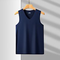 Men's Solid Color Racerback Tank Tops Men's Clothing main image 7