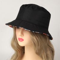 Women's Vacation Simple Style Flower Printing Wide Eaves Bucket Hat main image 4