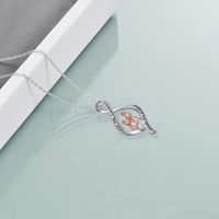 Großhandel Schmuck Einfacher Stil Klassischer Stil Brief Legierung Halskette Mit Anhänger main image 6