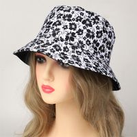 Women's Bohemian Beach Ditsy Floral Printing Wide Eaves Bucket Hat main image 4