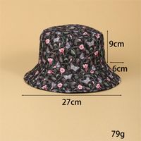 Women's Bohemian Beach Ditsy Floral Printing Wide Eaves Bucket Hat main image 2