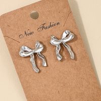 1 Piece Simple Style Classic Style Bow Knot Alloy Ear Studs main image 6