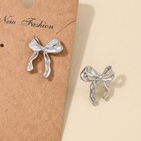 1 Piece Simple Style Classic Style Bow Knot Alloy Ear Studs main image 7