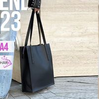 Women's Medium PVC Solid Color Streetwear Square Zipper Tote Bag sku image 1