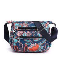 Femmes Moyen Nylon Fleur De Base Fermeture Éclair Sac D'Épaule sku image 11