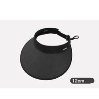 Unisex Casual Beach Solid Color Flat Eaves Sun Hat sku image 2