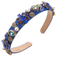 Women's Casual Modern Style Classic Style Color Block Alloy Inlay Rhinestones Hair Band sku image 1