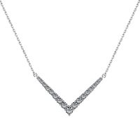 Sterling Silber Einfacher Stil Klassischer Stil Inlay U-Form Insekt Herzform Zirkon Halskette Mit Anhänger sku image 8