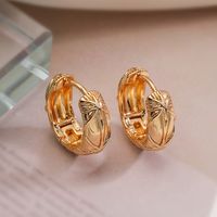 1 Pair Simple Style Commute Geometric Inlay Copper Zircon 18K Gold Plated White Gold Plated Earrings main image 4