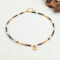 Vacation Sweet Classic Style Geometric Shell Natural Stone Freshwater Pearl Women's Pendant Necklace main image 5